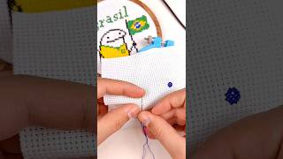 🔥 O TEMIDO MEIO PONTO CRUZ #pontocruz #crossstitch