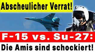 🛑 Russische Su-27s gegen amerikanische F-15s! Niederlage am Himmel über dem Atlantik!