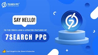 7Search PPC's Bold New Look Revealed #logoreveal  #freshlook #branding #brandnew #adnetwork