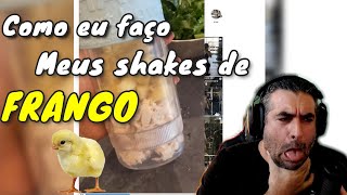 Como eu faço meus shakes de frango?