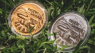 Why'd It Have To Be Snakes? - 1oz Tiger Snake Coin Unboxing!