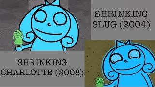 Making Fiends-Web Series Shrinking Slug vs TV Series Shrinking Charlotte (comparison)