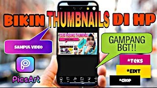 CARA MEMBUAT THUMBNAIL / SAMPUL VIDEO YOUTUBE di HP