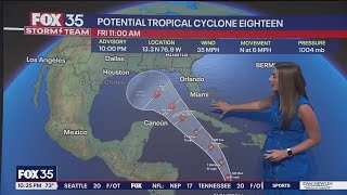 Tropics update: Caribbean disturbance likely to become Cat. 1 hurricane in Gulf of Mexico