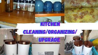 KITCHEN CLEANING AND ORGANIZING//SMALL KITCHEN UPGRADE #cleaning #kitchen #haul #upgrade#makeover