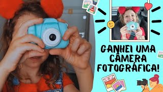 KATARINA FOTÓGRAFA! CÂMERA FOTOGRÁFICA INFANTIL DA SHOPEE!