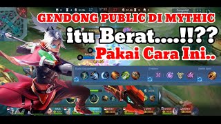 CARA ZILONG GENDONG PUBLIC di PUSHRANK MYTHIC#mlbb