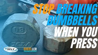 How to Flat Dumbbell Bench Press Heavy without Dumping Your Weights or Breaking Them