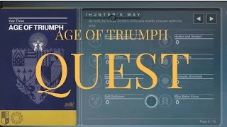 Destiny: Age of Triumph Quest! REWARD(__ of Legends)