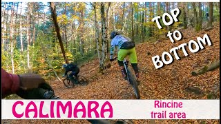 il ragazzo scappa! CALIMARA TRAIL (top to bottom completo) #mtb