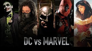 DC vs MARVEL - LIVE ACTION BATTLES