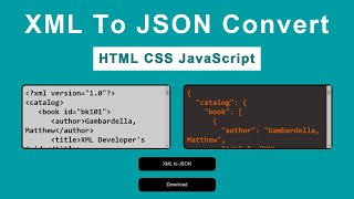 XML to JSON Convert Using JavaScript | Invention Tricks