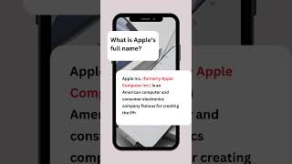 Apple Full name ?