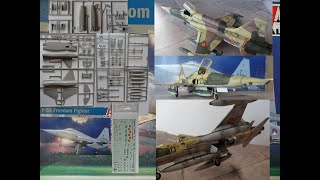 F-5A 1/72 Italeri unboxing and build.