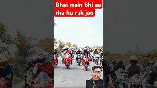 Bhai main bhinaa rha hu #rider #bikeride #vs701 #kawasakininja ##reaction #realbiker #roadtrip