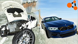 Только лучший перелетит сломанный мост | BeamNG.drive