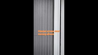 pleated fly screen doors