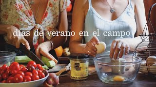 El mes que predice el FUTURO - Días de verano cosechando, cocinando, paseos al olivar con las yeguas