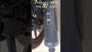 Exhaust Note of Pulsar 220F, #pulsar220f , #shorts