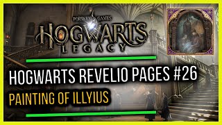 Hogwarts Castle Field Guide Revelio Pages #26 Painting Of Illyius