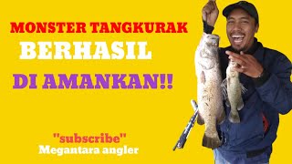 STRIKE IKAN KAKAP MONSTER di tangkurak  #mancingbaganmania #mancingmania