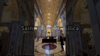 The St Peter’s Basílica Vatican City #travel #architecture #shorts