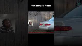 Prankster gets robbed #prank #hoodvines #funny #hoodfunny #comedy #hoodgame #speed #hoodcomedy