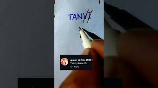 Tanvi name ka logo 😱 brand 😱 #love #music #song #drawing #art #song