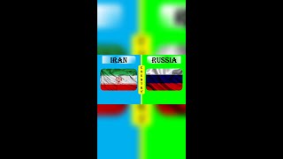 RUSSIA vs IRAN Military Power Comparison 2022 #shorts II RUSSIAN ARMY vs IRAN ARMY 2022 #shorts