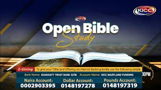 Open Bible Study | 09-10-2024