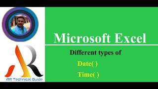 Date and Time function in Excel || How to use Date & Time function in Excel by Mr Arijit Roy