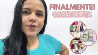 ORGANIZANDO A CÔMODA DA BEBÊ