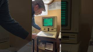 Loading Swashbuckler on an apple//e using an IPhone streaming game data via the PC’s cassette input