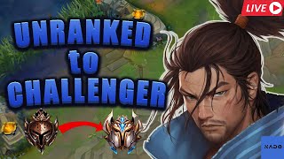 WILD RIFT UNRANKED TO CHALLENGER YASUO/YONE LIVE