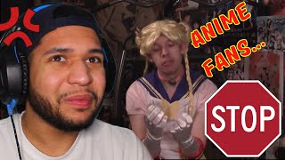 Reacting to CRINGY Anime Fans.....Again