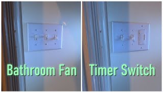 [QUICK FIX!] Installing a bathroom fan timer switch