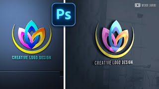 تصميم لوجو احترافي بالفوتوشوب | Creative Logo Design in Photoshop