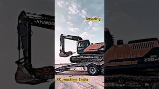 poclain unloading।#shorts #youtubeshorts #trendingshorts #skmachineindia #ytstudio