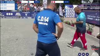 FRENCH PETANQUE CHAMPIONSHIP 2024 MEN'S DOUBLES - CD64 vs CD 83 I P2