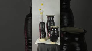 New Collection#GRAFFITI #black #vase #art #design #pottery #graffiti #creative #clayartist 🖤