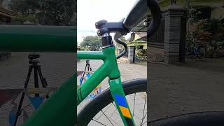 Sepeda Fixie Custom Referensi Tsunami #mustofacustom #sepedacustom #fixieindonesia #gravelbike