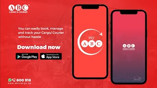 My ABC App | ABC Cargo & Courier Customer App | Download Now