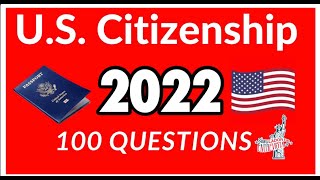 LAS 100 PREGUNTAS CIVICAS CON RESPUESTAS FACILES Y CORTAS| ENTREVISTA PARA CIUDADANIA AMERICANA