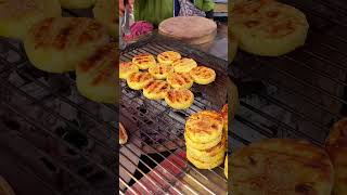 Grilled Banana & Potatoes at Cambodian Street Food