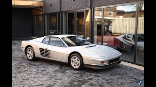 Ferrari Testarossa - 1985, Monospecchio Monodado - Silver over Black, 25.000 km - Oldenzaal Classics