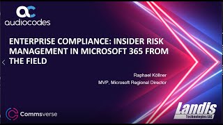 Enterprise Compliance: Insider Risk Management in Microsoft 365 from the field