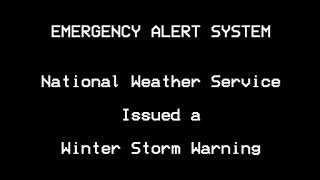 (EAS#190-191) 2 Winter Storm Warnings