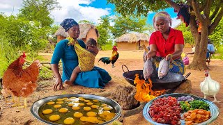 African Village Life  #Cooking Village Food For Breakfast