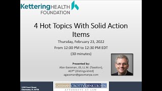 Kettering Health Conference - 4 Hot Topics With Solid Action Items