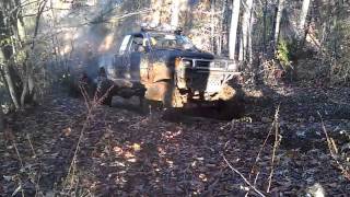 toyota truck on 38s hill climb at aetna